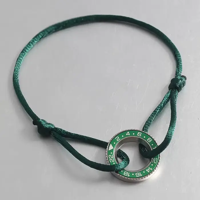 GMT montres compteur de vitesse lunette roue dentée corde Bracelet