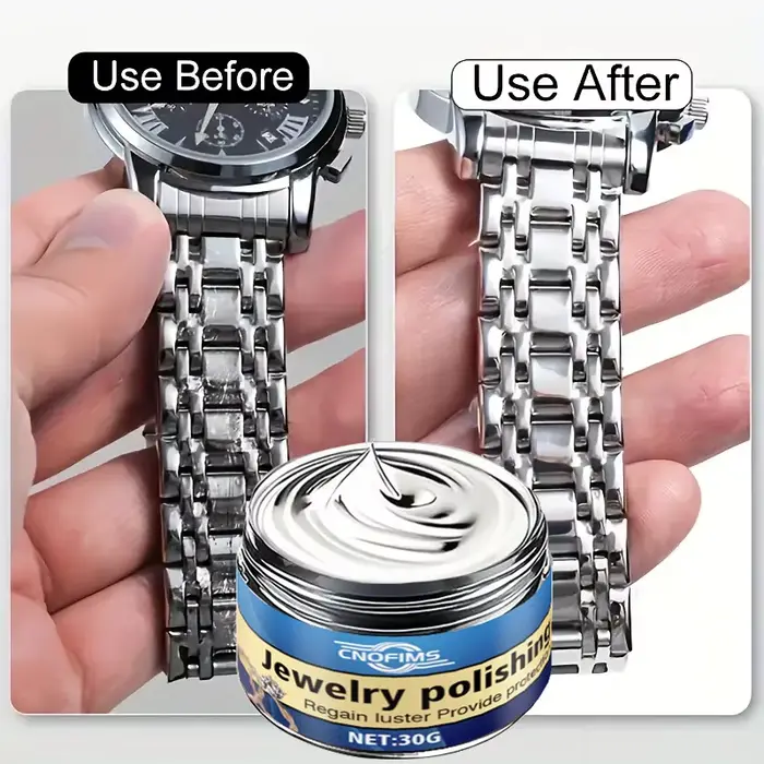 Pâte à polir pour montres – Instantané : restaurateur multi-surfaces pour montres/bijoux/cadres de téléphone