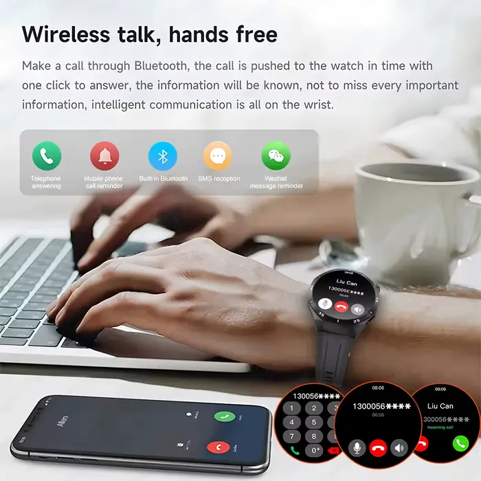 Montre intelligente 5 Pro GPS NFC Smartwatch hommes 360*360 AMOLED écran moniteur de fréquence cardiaque Bluetooth