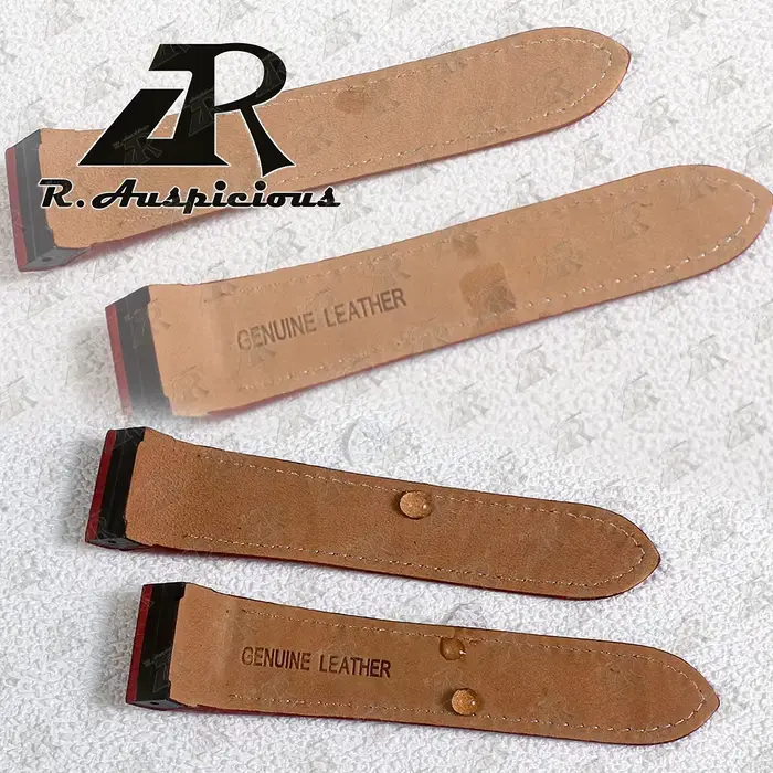 Bracelet de montre en cuir de vachette pour hommes et femmes