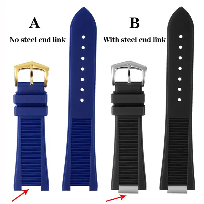 Bracelet de montre en Silicone de qualité pour Pa-tek Philippe Sport élégant Nautilus série 5711/5712/5980