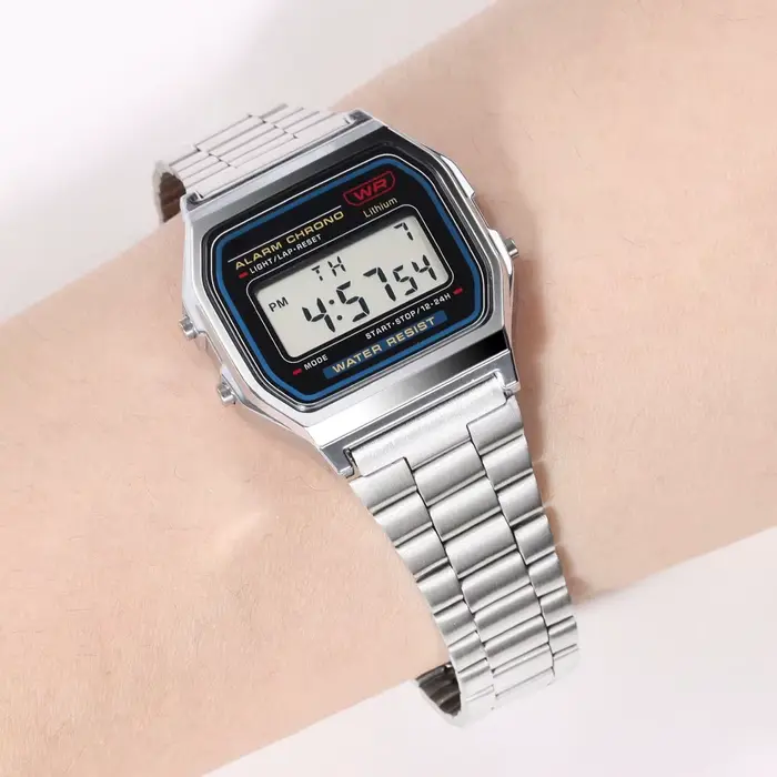 Bracelet de montre pour Casio F-91W F105 F108 A158W A168 AE1200 AE1300