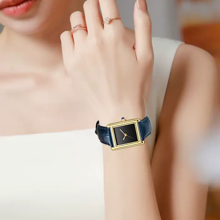 Réservoir carré marque de luxe montres pour femme mode décontracté dames