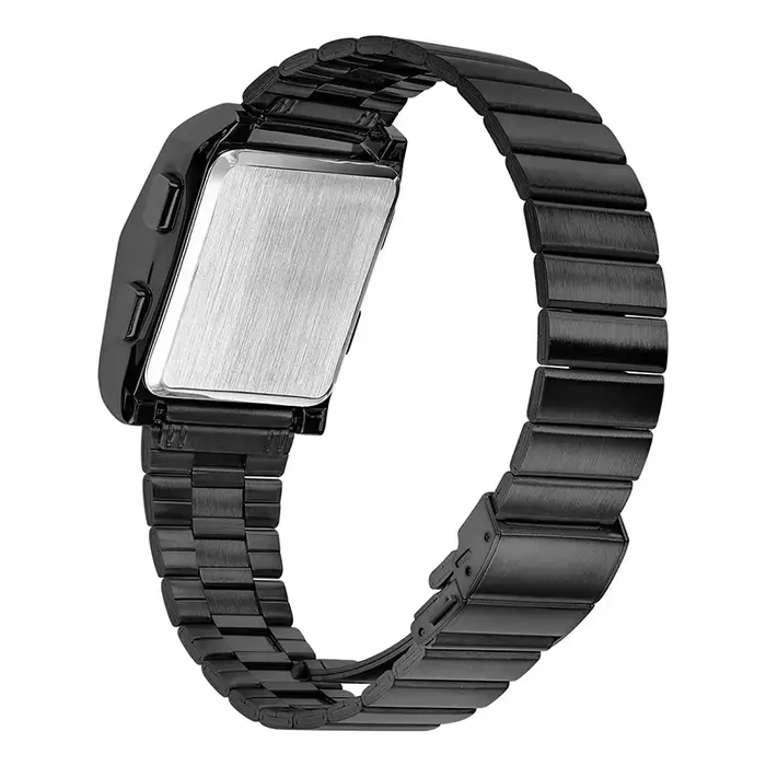 Boyfriend Saint Valentin Montre-bracelet électronique rétro Cyberpunk pour pilote avec bracelet en alliage Édition limitée pour petite amie