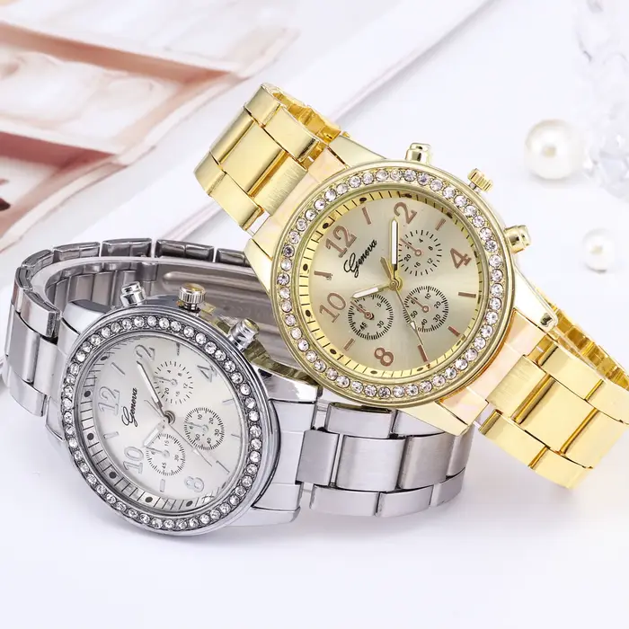 Montre femme en or genève classique