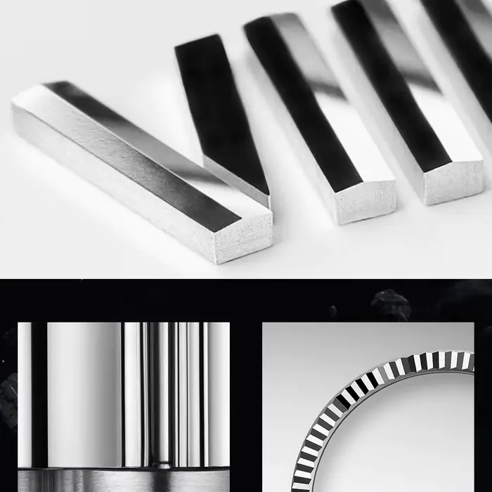 Montre mécanique Cadisen pour hommes avec cadran en météorite, automatique, résistante à l'eau, parfait pour affaires et plongée