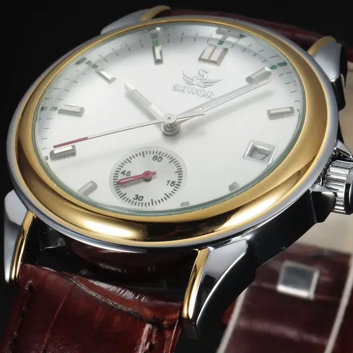 Sewor montre hommes mode affaires montres Auto Date automatique mécanique montres hommes petites sec