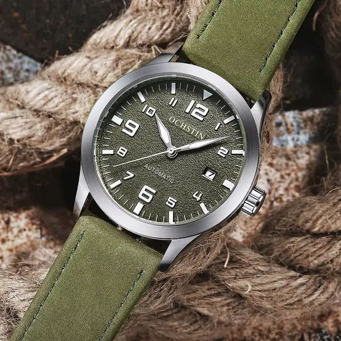 OCHSTIN hommes montre mécanique automatique de luxe tenue décontractée militaire Sports de plein air armée
