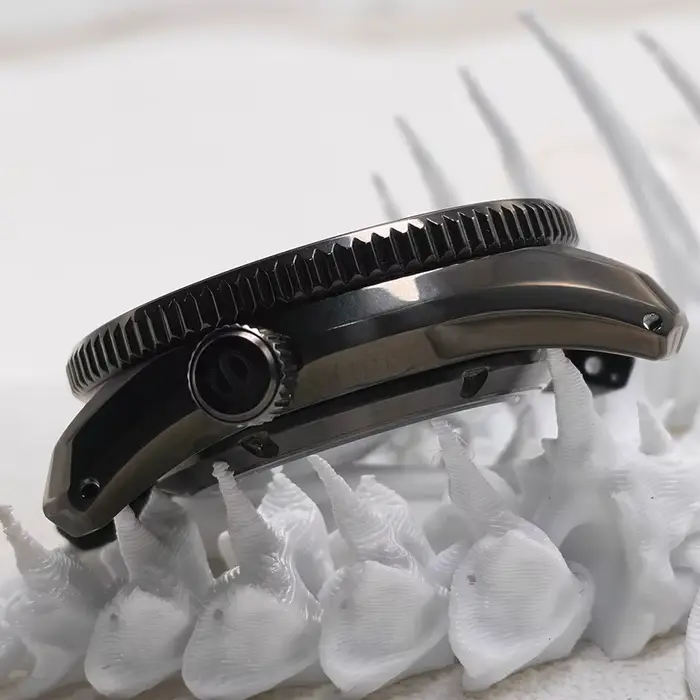 Bracelet de montre SPB185 en acier inoxydable gris avec verre saphir étanche 20 ATM pour hommes occasions spéciales et quotidienne