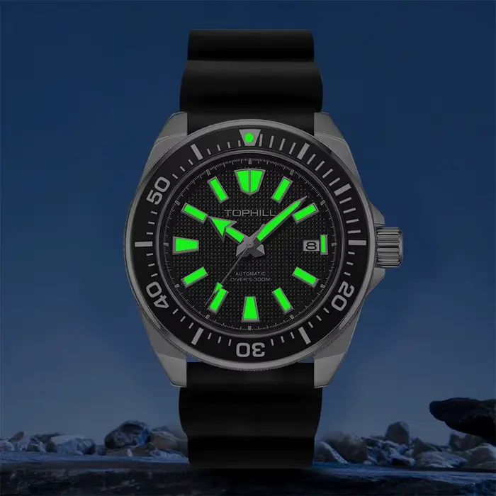 TOPHILL 300M montre de plongée automatique étanche montre-bracelet mécanique pour hommes saphir cristal montres Super