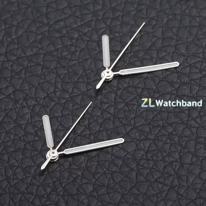 Aiguilles de montre argentées pour mouvements NH35 NH36 NH38 NH70 NH71 NH72 4R35/36 7s36/35 7002 7009