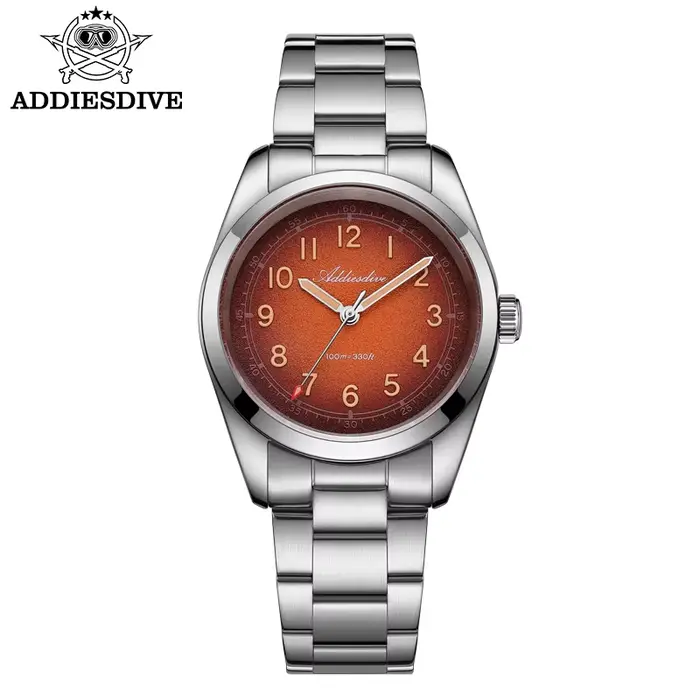 ADDIESDIVE – montre en acier pour femmes, 36mm, luxe, en acier inoxydable 316l, Super lumineuse, éta