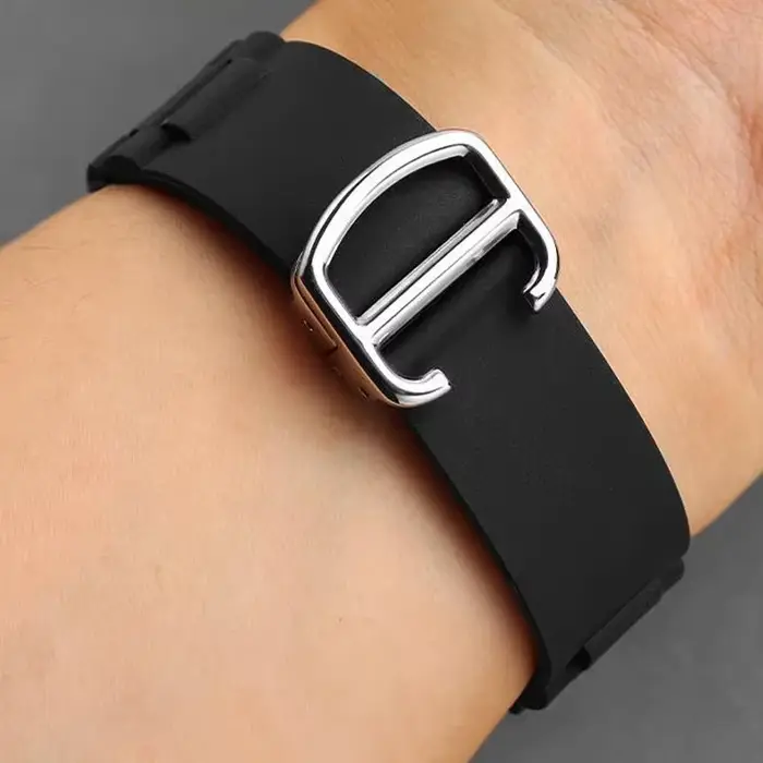 Bracelet de montre en acier inoxydable pour hommes et femmes