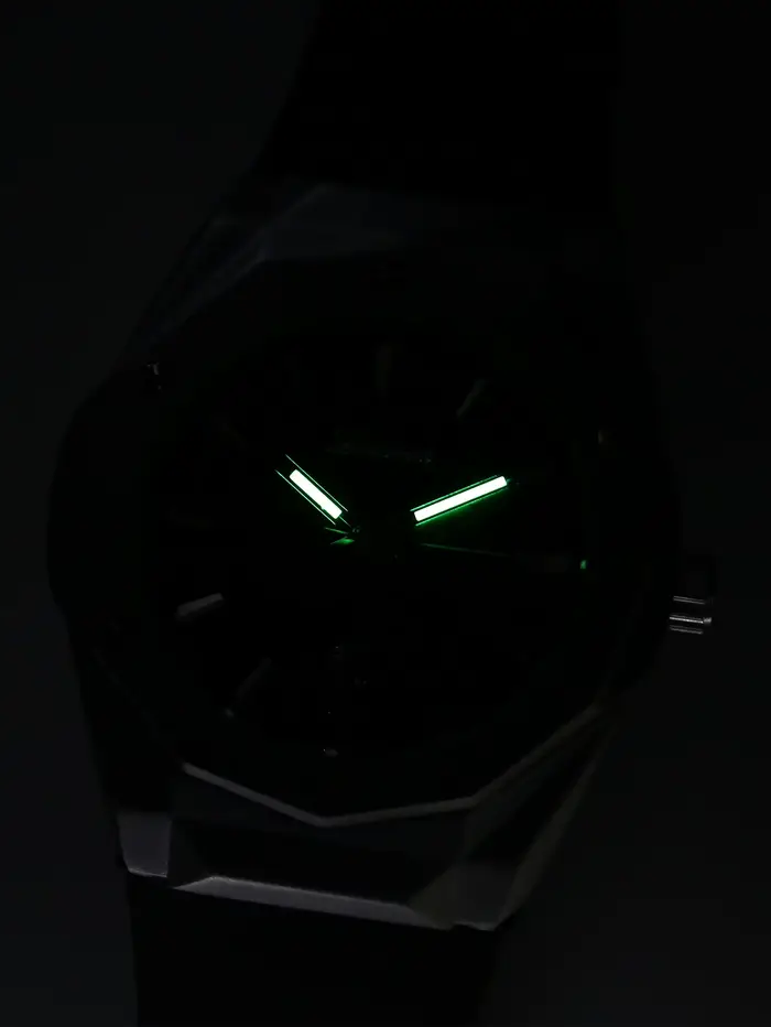 Montre pour homme Denvosi - Boîtier haut de gamme avec lunette à découpe diamantée