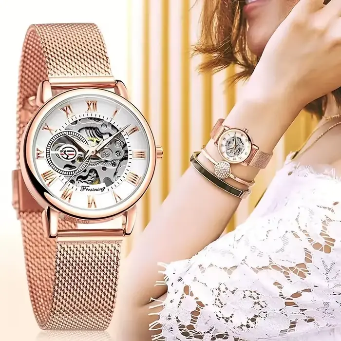 Montre mécanique haut de gamme pour femme