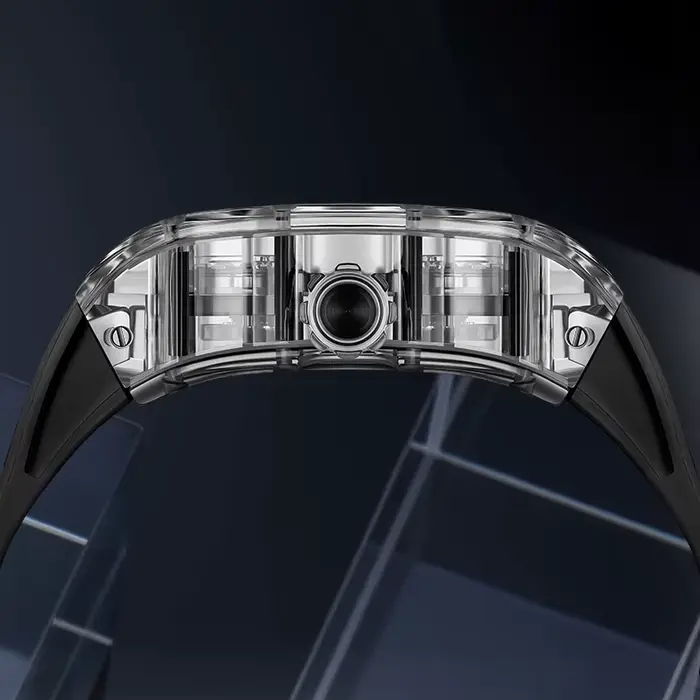 BONEST GATTI nouvelle marque supérieure montre-bracelet mécanique pour hommes montre automatique Tonneau boîtier en