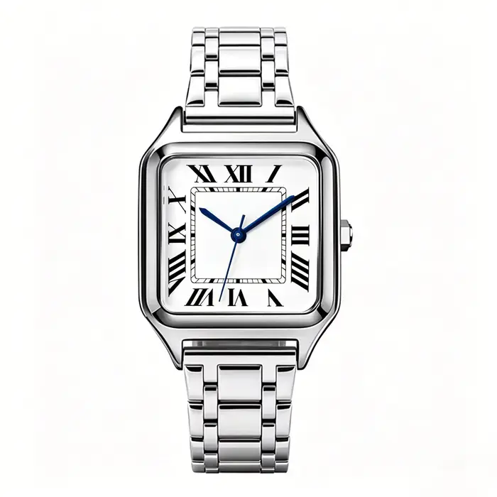 Montre de luxe carrée pour femmes, texte arabe sur le grand cadran, résistance à l'eau de 30 mètres,