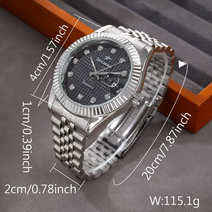 Montre à Quartz classique pour hommes