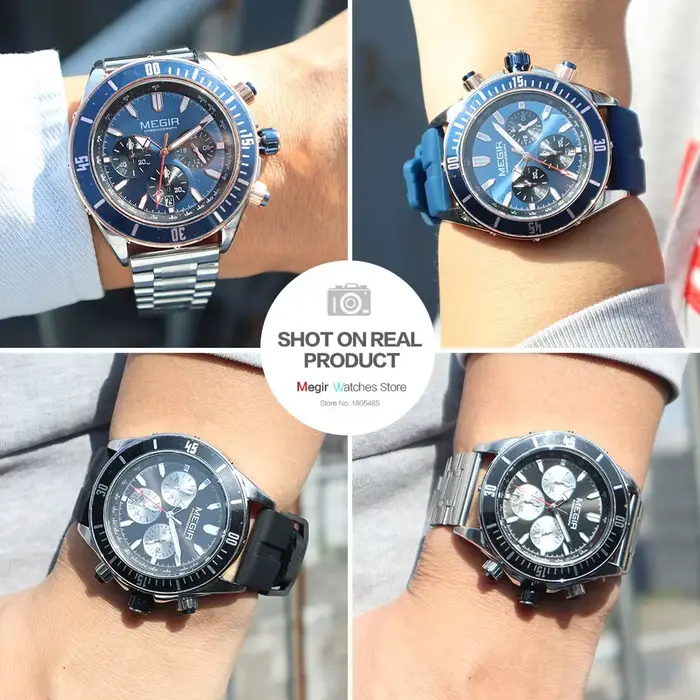 Montre de bureau MEGIR pour homme
