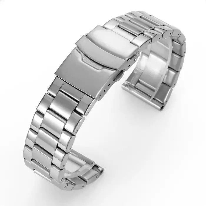 Bracelet de montre en acier inoxydable, 20mm 22mm 24mm, pour Rolex pour Seiko, sangles de Sport pour
