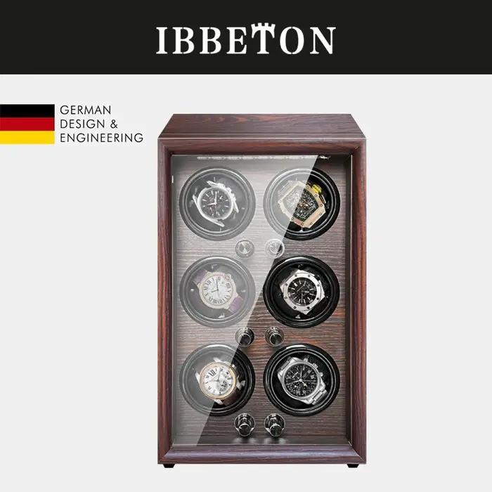 IBBETON Marque mécanique automatique remontoir de montres de luxe boîte
