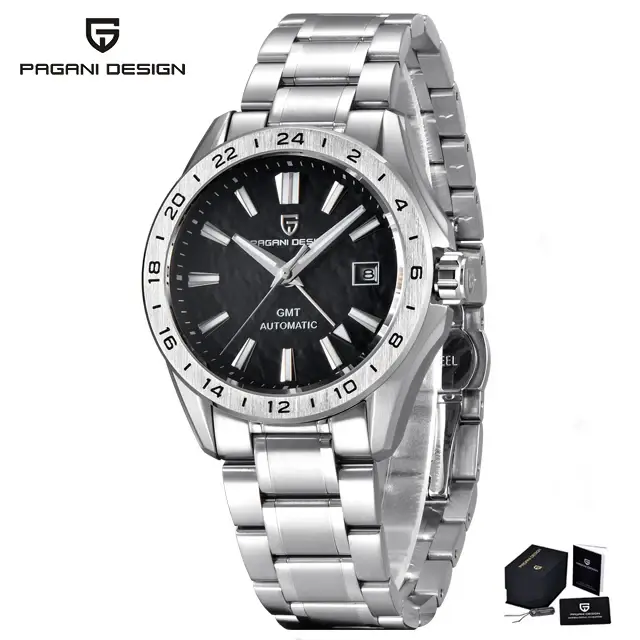 PAGANI DESIGN nouveau PD-1792 GMT montre pour hommes automatique haut de gamme 100M sport étanche montre-bracelet