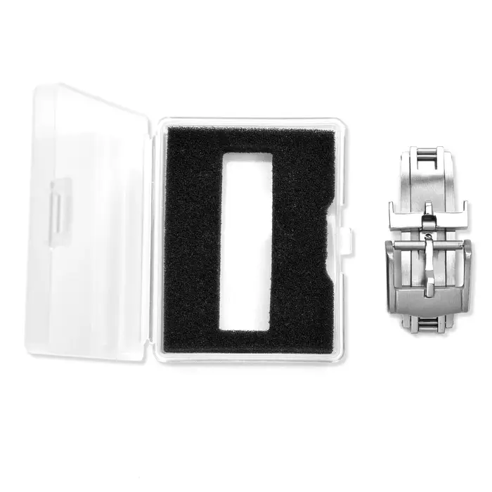 Boucle déployante à ressort de luxe en acier inoxydable 316L pour montres Omega