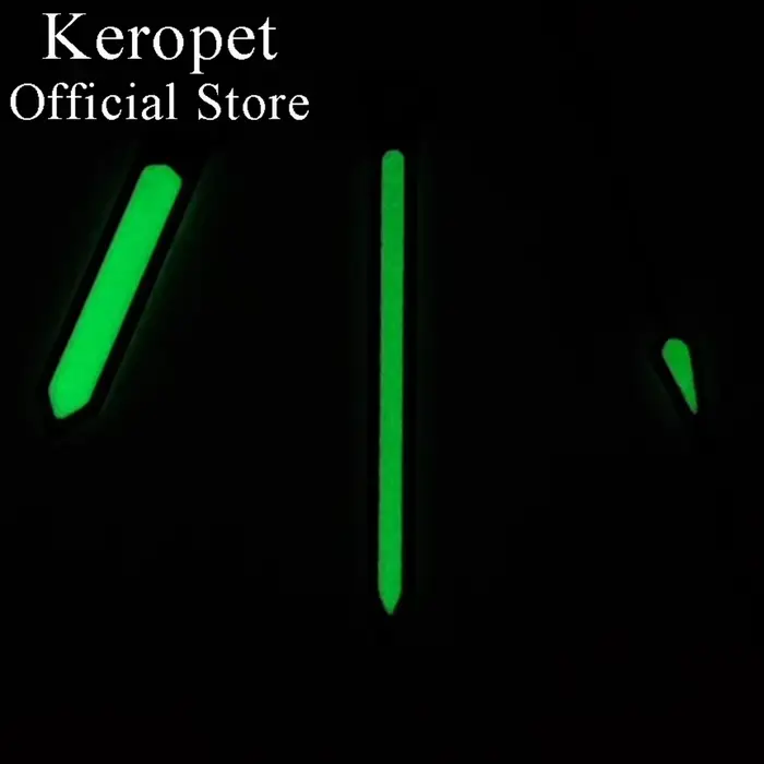 Keropet blanc rouge bleu noir aiguilles de montre lumineuses adaptées NH35 NH36 NH38 NH70 NH72