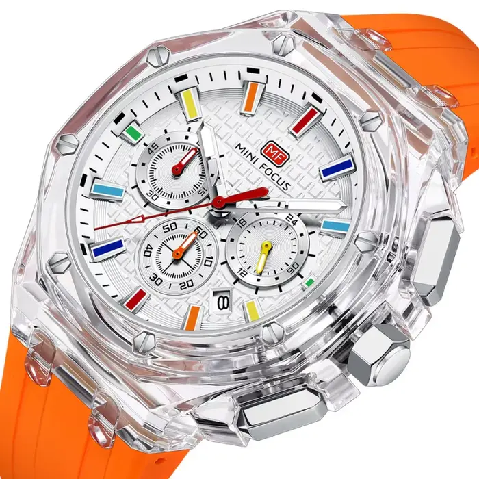 Montre Daniel Gorman quartz homme style mode et décontracté résistante à l'eau avec fuseau horaire multiple pour diverses occasions