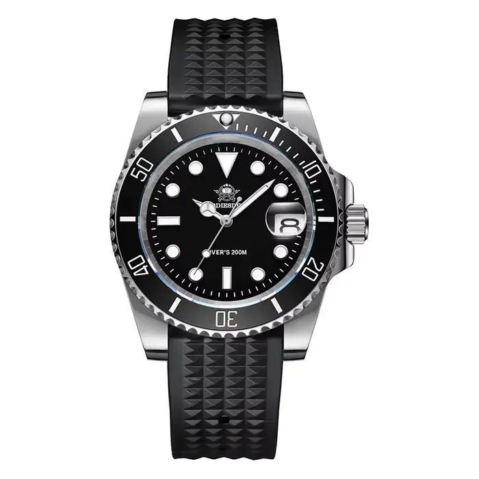 ADDIESDIVE-Montre à Quartz pour Homme, Acier Inoxydable, Lunette en Céramique Super Shoes, Montre de