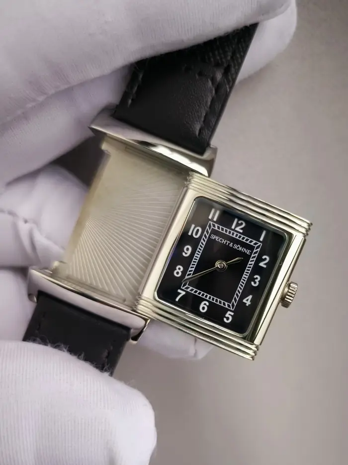 Specht&Söhne Montre carrée réversible Ronda Quartz Movt
