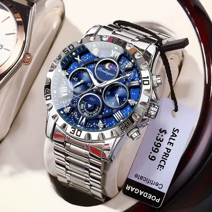 Montre de sport à quartz de luxe pour homme