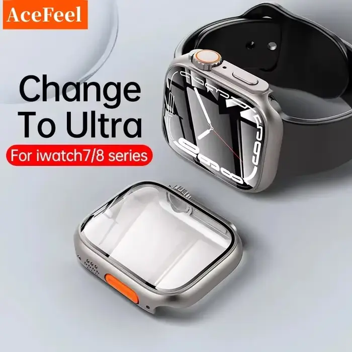 Protection en plastique pour Apple Watch Series 10 11 9 8 7 SE 6 5 avec design résistant et variété de couleurs pour homme et femme pour toutes les occasions