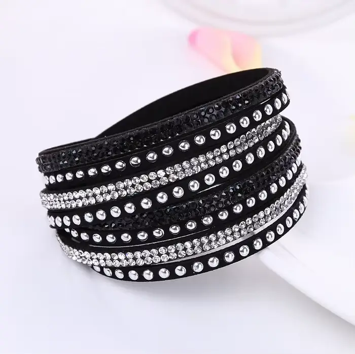 Bracelet en cuir Punk nouvelle mode