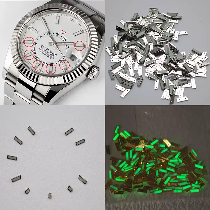 Indicateur Heures Lumineuses Verts Cadran Montre Accessoires Hommes Occasions Spéciales