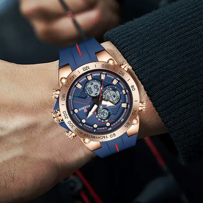FOXBOX Nouvelle montre de luxe pour homme