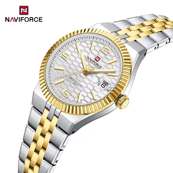 NAVIFORCE Nouvelle Montre Femme de Haute Qualité Étanche à Quartz pour Dames