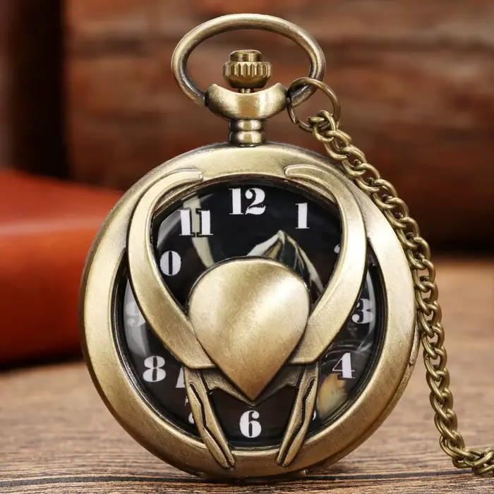 Montre de poche à Quartz Vintage pour hommes et femmes