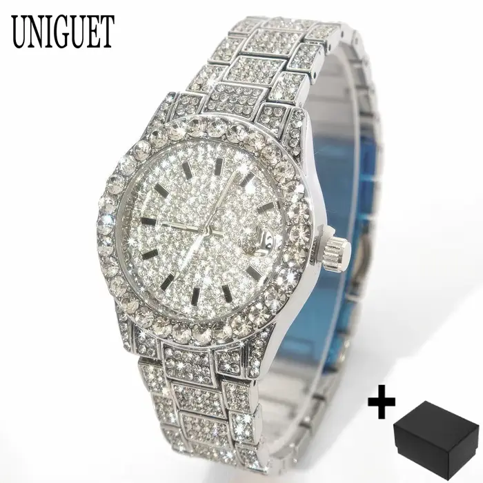 Montre de glace de mode pour femmes