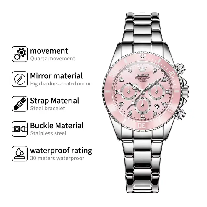 OLEVS 5632 montre de luxe pour femmes