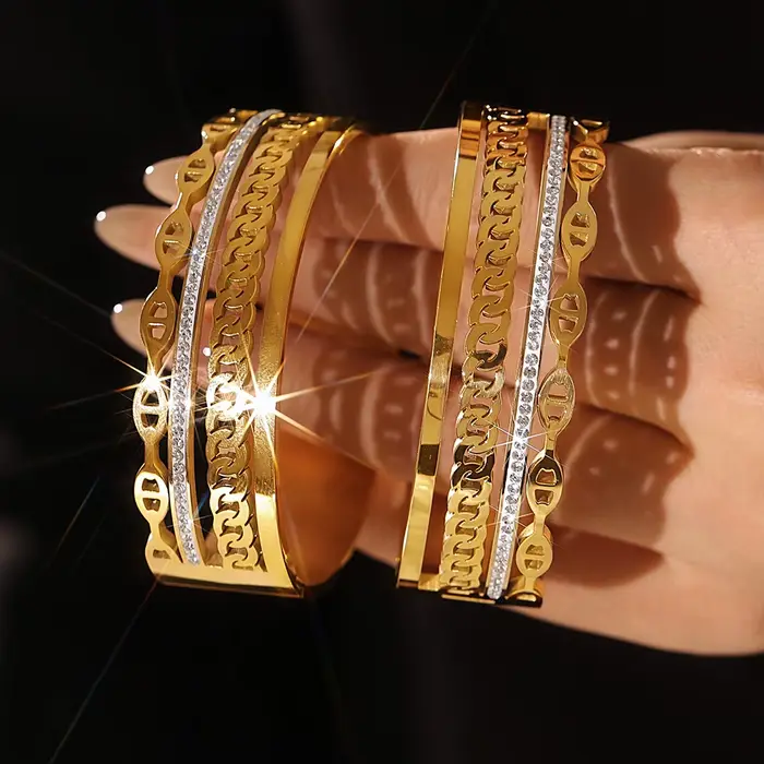 Bracelet en acier inoxydable pour femme