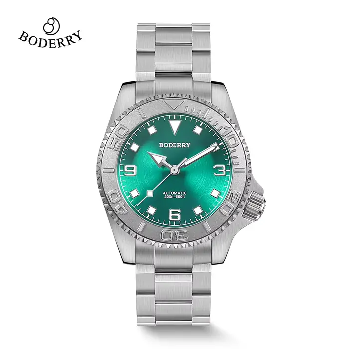 Boderry-Montre-bracelet mécanique automatique en titane pour homme, montres de plongée ADMIRAL, 3 ai