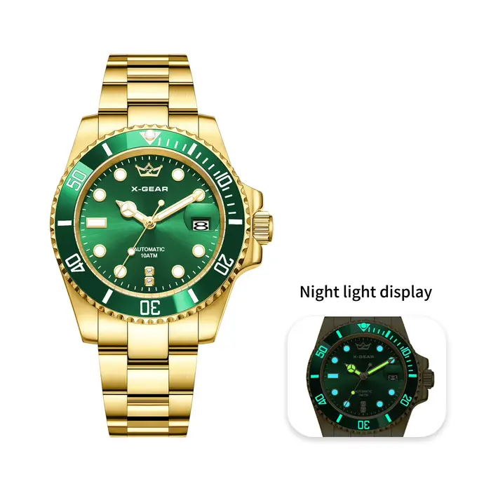 Montre X-GEAR Business en acier inoxydable