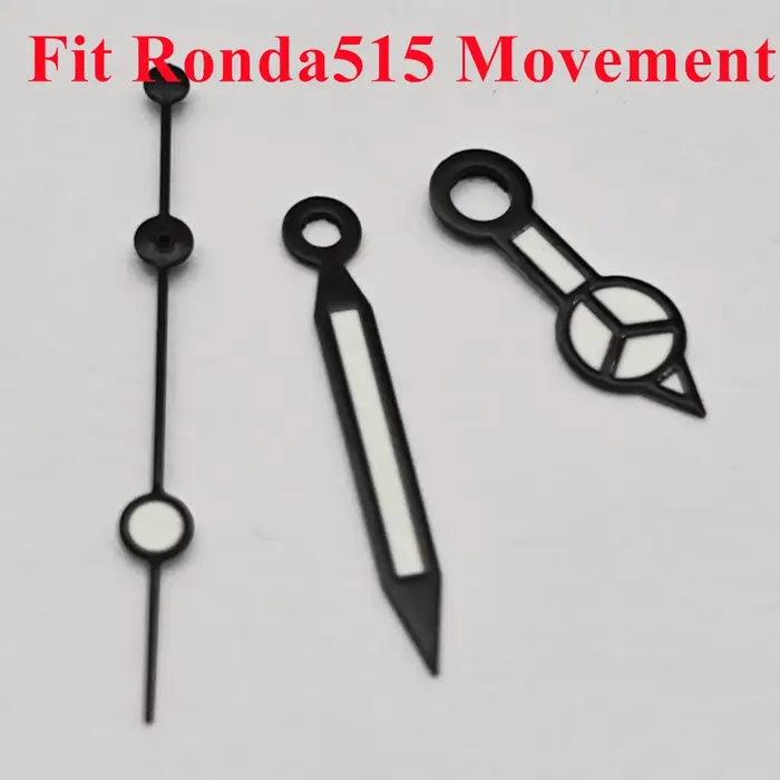  RICHUS Ronda515 aiguilles de montre argent noir