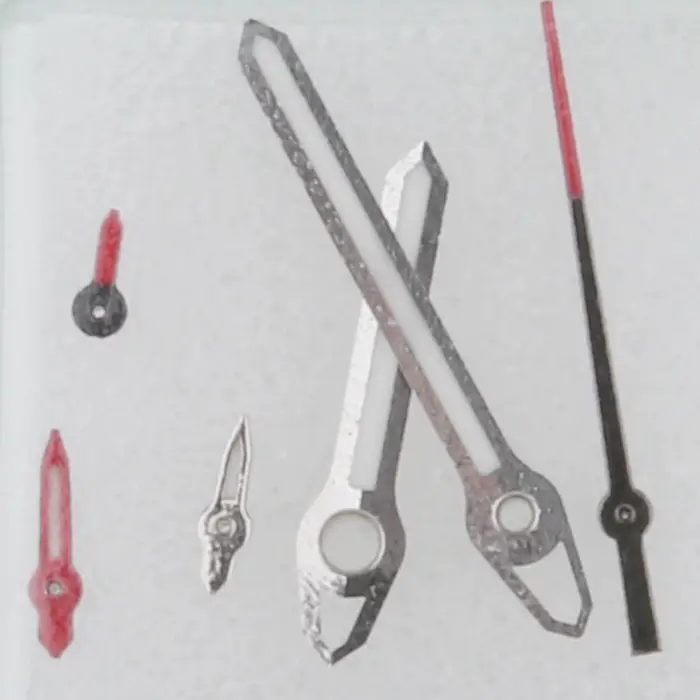Aiguilles de montre série 0s pour modèles 0S01 0S11 0S20 0S00 0S30 0S20 0S11 0S21 0S25 0S60 0S90 0S22 0S62 0S80 6 3 petites mains OS10 OS20 en gris clair navajo blanc jaune fluo tomate