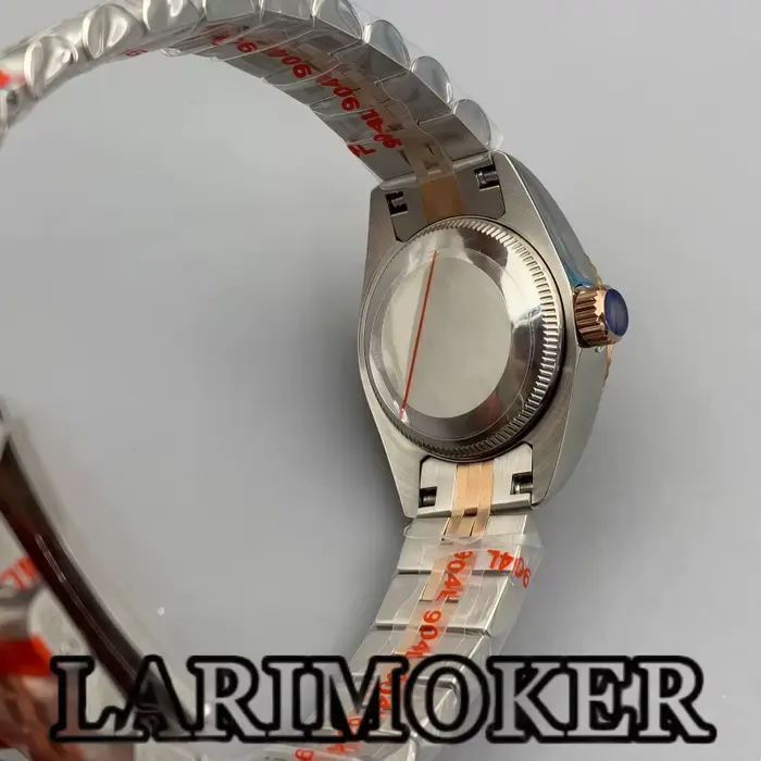 Montre mécanique automatique BLIGER pour femme, cadran marron, mouvement NH05, bracelet acier inoxydable, résistance à l'eau 10 barres, pour occasions spéciales et tous les jours