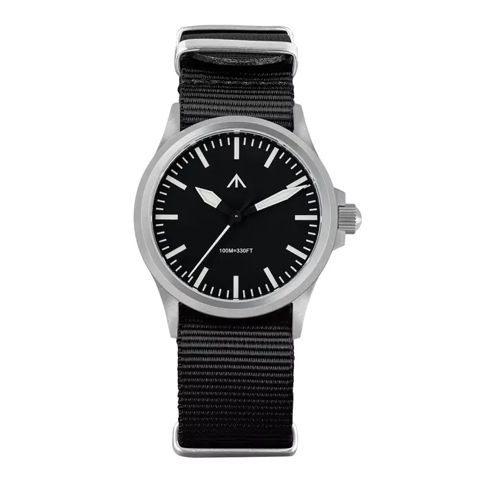 Militado ML18 36mm hommes montre VH31 mouvement à Quartz montres saphir lumineux Double dôme cristal
