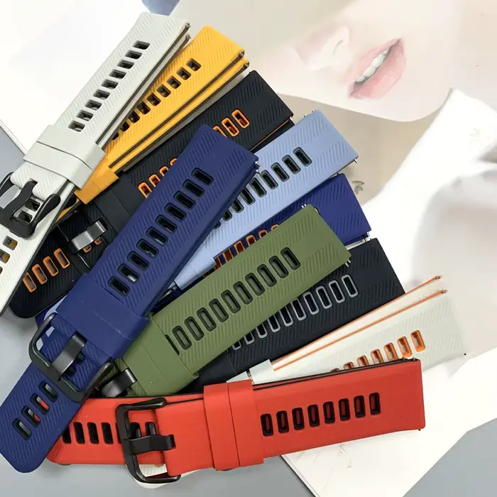 Bracelet de sport en Silicone de 22mm