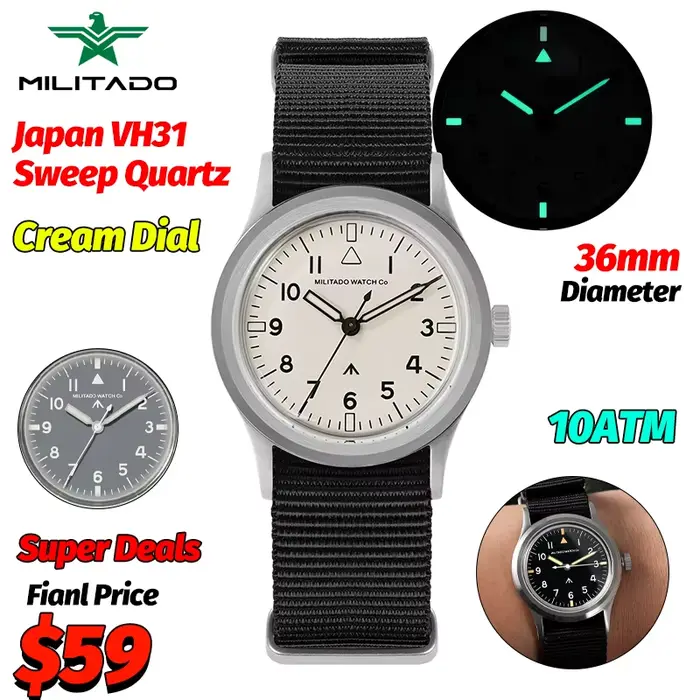 Montre à quartz Militado ML14