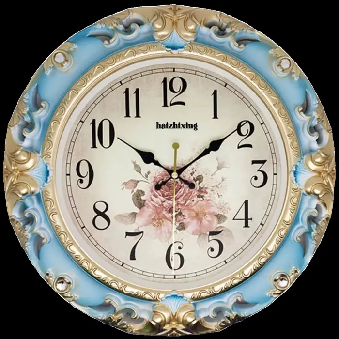 Horloge murale silencieuse pour salon